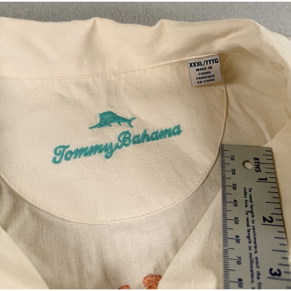 Mens 3XL Tommy Bahama The Course is Calling Golf Themed Camp Shirt 100% Silk - Picture 5 of 12